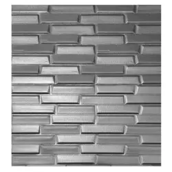 دیوارپوش فومی سه بعدي طرح آجر مشبکی کد 120