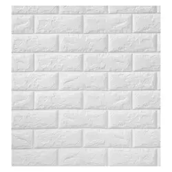 دیوارپوش فومی سه بعدي طرح آجری کد 100