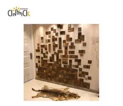 دیوارپوش تایل استیل پشت چسب دار کد Wooden