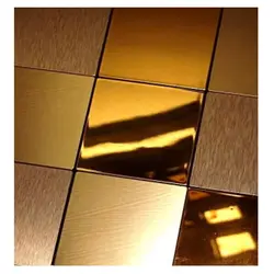 دیوارپوش تایل استیل پشت چسب دار کد 9009C