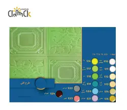 دیوارپوش فومی سه بعدي طرح گلدار کد 170