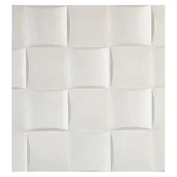 دیوارپوش فومی سه بعدي طرح مربع مشبک کد 160