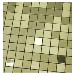 دیوارپوش تایل استیل پشت چسب دار کد 50012