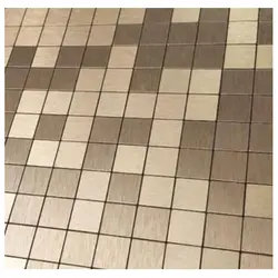 دیوارپوش تایل استیل پشت چسب دار کد 5003M