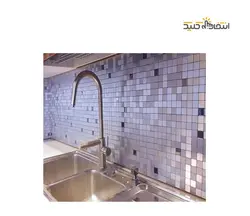 دیوارپوش تایل استیل پشت چسب دار کد 20569