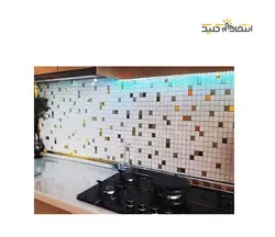 دیوارپوش تایل استیل پشت چسب دار کد 20527