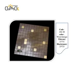 دیوارپوش تایل استیل پشت چسب دار کد 20240