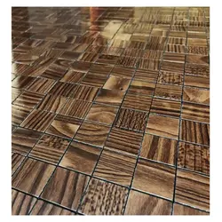 دیوارپوش تایل استیل پشت چسب دار کد 20244