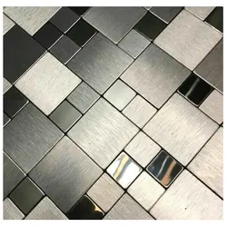 دیوارپوش تایل استیل پشت چسب دار کد 20011