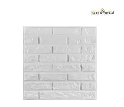 دیوارپوش پنل پليمري سه بعدي طرح آجر امریکایی کد 016