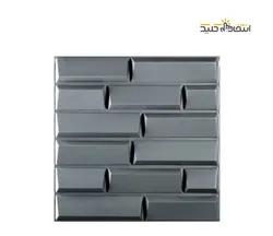 دیوارپوش پنل پليمري سه بعدي طرح آجر مشبک کد 012