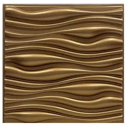 دیوارپوش پنل پليمري سه بعدي طرح ساحل (موج) کد014