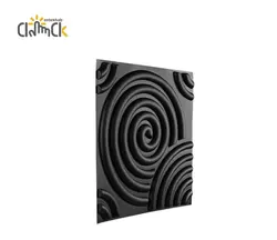 دیوارپوش پنل پليمري سه بعدي طرح مدور(دایره) کد 008