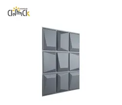 دیوارپوش پنل پليمري سه بعدي طرح آیس(یخ) کد 004