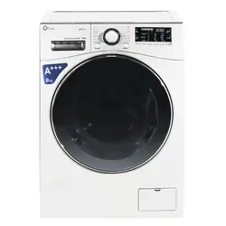 ماشین لباسشویی جی پلاس مدل GWM-L8645W ظرفیت 8 کیلوگرم