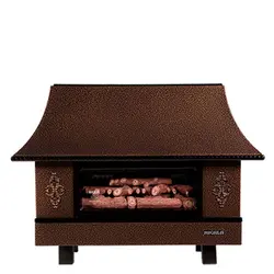 بخاری گازی نیک کالا طرح شومینه مدل زرین کد MC-28