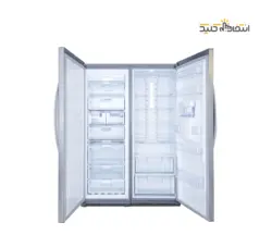 یخچال فریزر دو قلو هیمالیا مدل آیس پول (نقره ای)