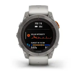 ساعت گارمین Fenix 7 pro Sapphire Solar Fog Gray