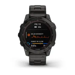 ساعت گارمین fenix 7X Sapphire Solar Titanium