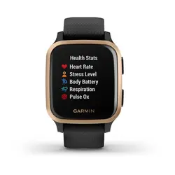 ساعت گارمین venu sq Music Rose gold black