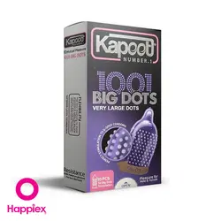 کاندوم خاردار درشت بیگ دات کاپوت تحریک کننده (Big Dots 1001)