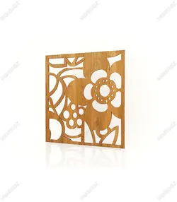 تایل ام دی اف معرق کدPN-05 بلوط-گردویی(تایل معرق سقف کاذب MDF)