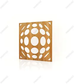 تایل ام دی اف معرق کدPN-09 بلوط-گردویی(تایل معرق سقف کاذب MDF)