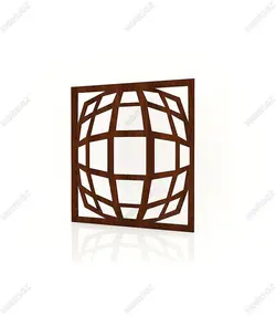 تایل ام دی اف معرق کدPN-116 بلوط-گردویی(تایل معرق سقف کاذب MDF)