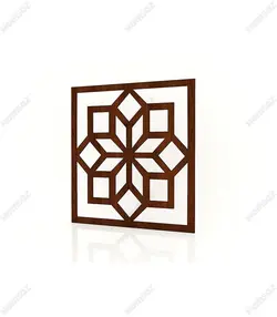 تایل ام دی اف معرق کدPN-128 بلوط-گردویی(تایل معرق سقف کاذب MDF)