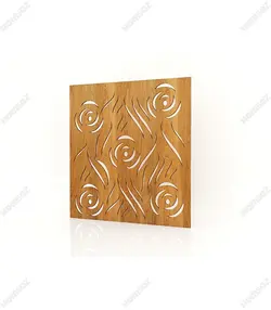 تایل ام دی اف معرق کدPN-126 بلوط-گردویی(تایل معرق سقف کاذب MDF)