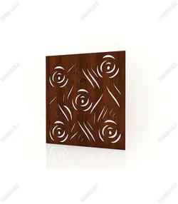 تایل ام دی اف معرق کدPN-126 بلوط-گردویی(تایل معرق سقف کاذب MDF)