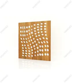 تایل ام دی اف معرق کدPN-138 بلوط-گردویی(تایل معرق سقف کاذب MDF)