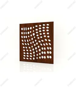 تایل ام دی اف معرق کدPN-138 بلوط-گردویی(تایل معرق سقف کاذب MDF)