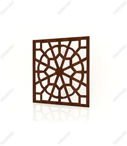 تایل ام دی اف معرق کدPN-142 بلوط-گردویی(تایل معرق سقف کاذب MDF)