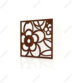 تایل ام دی اف معرق کدPN-02 بلوط-گردویی(تایل معرق سقف کاذب MDF)