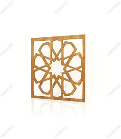 تایل ام دی اف معرق کدPN-144 بلوط-گردویی(تایل معرق سقف کاذب MDF)