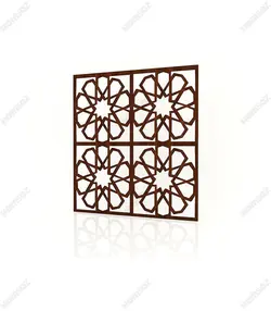 تایل ام دی اف معرق کدPN-150 بلوط-گردویی(تایل معرق سقف کاذب MDF)