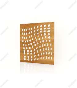 تایل ام دی اف معرق کدPN-155 بلوط-گردویی(تایل معرق سقف کاذب MDF)