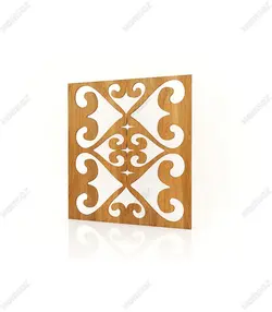 تایل ام دی اف معرق کدPN-23 بلوط-گردویی(تایل معرق سقف کاذب MDF)