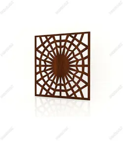 تایل ام دی اف معرق کدPN-24 بلوط-گردویی(تایل معرق سقف کاذب MDF)