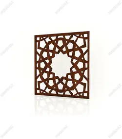 تایل ام دی اف معرق کدPN-31 بلوط-گردویی(تایل معرق سقف کاذب MDF)