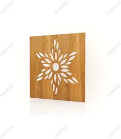 تایل ام دی اف معرق کدPN-39 بلوط-گردویی(تایل معرق سقف کاذب MDF)