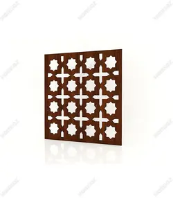 تایل ام دی اف معرق کدPN-43 بلوط-گردویی(تایل معرق سقف کاذب MDF)