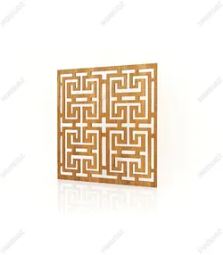 تایل ام دی اف معرق کدPN-44 بلوط-گردویی(تایل معرق سقف کاذب MDF)