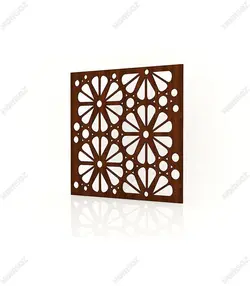 تایل ام دی اف معرق کدPN-48 بلوط-گردویی(تایل معرق سقف کاذب MDF)