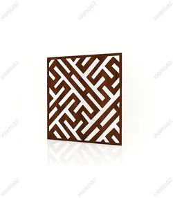 تایل ام دی اف معرق کدPN-99 بلوط-گردویی(تایل معرق سقف کاذب MDF)