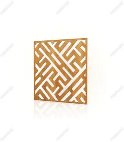 تایل ام دی اف معرق کدPN-99 بلوط-گردویی(تایل معرق سقف کاذب MDF)