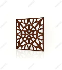 تایل ام دی اف معرق کدPN-50 بلوط-گردویی(تایل معرق سقف کاذب MDF)