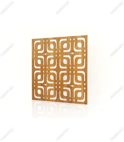 تایل ام دی اف معرق کدPN-52 بلوط-گردویی(تایل معرق سقف کاذب MDF)