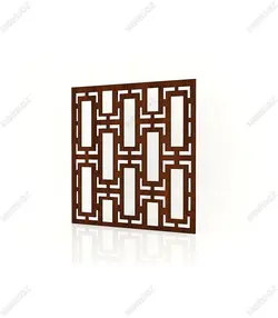 تایل ام دی اف معرق کدPN-54 بلوط-گردویی(تایل معرق سقف کاذب MDF)